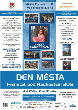 Den města 2013, Frenštát p. R.